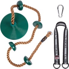 어린이집 줄사다리 스트랩 행잉 그네 균형잡기 스윙 코어 사다리, 1개, 다크그린 24cm스트랩+호리병버클포함