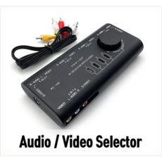 Audio/Video Selector AV-109 4:1선택기 RCA AV비디오오디오셀렉터
