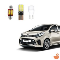 BRS 스마트컴팩트올뉴모닝 LED실내등 4종세트 자동차LED등 올뉴모닝LED, 썬루프형(4세트)