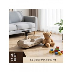 가정용 청소 차 실내 4륜 전동차 듀얼 드라이브 실내용 슬립온, 1개, C_고급 그레이 기본 모델