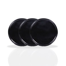 원형 다용도 논슬립 젤패드 차량용 실리콘 미끄럼방지패드, 3개