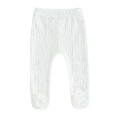 Honganda 귀여운 유아 여아용 타이츠 3D 꽃무늬 스타킹 신축성 있는 허리 발 레깅스 플라워 골지 팬티 스타킹 화이트.