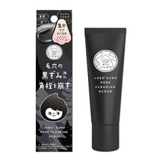 JUSO KURO PORE CLEANSING SCRUB 30g 모공 클렌징 모공 얼룩 각전 쿠로즈미 만난스크럽 포함 탄산수소소모공 클렌징 탄산수소소용, 1개
