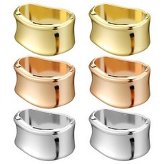 6피스 금속 실크 스카프 숄 클립 스카프 링 3가지 색상 타원형 미니멀리스트 기하학 스카프 슬라이드 버클 랩 걸쇠 클립 링 브로치 핑거 링 사이즈 여성용 숄 및 스카프 의류 액, 6피스 금속 실크 스카프 숄 클립 스카프 링 3가지 색