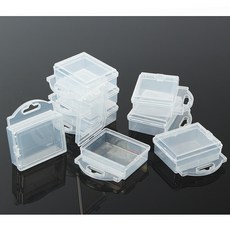 소품 정리 나사 보관 걸이형 플라스틱 케이스 8p세트, 본품