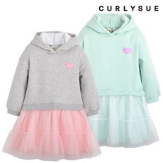CURLYSUE 컬리수 캔디후드 샤원피스