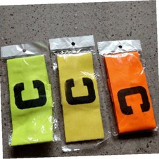 팀 리더 표시 완장 운동 경기 체육 활동 단체 행사 식별용 밴드, 1개, 옐로우