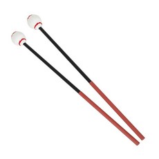 GHSHOP 탄소 섬유 마림바 스틱 초보자를 위한 이지 그립 퍼커션 비터 Glockensplel 망치 망치 스틱, 43x3.5x3.5cm, 하얀색, 1개