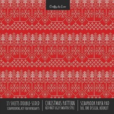 Christmas Pattern Scrapbook Paper Pad 8x8 Decorative Scrapbooking Kit for Cardmaking Gifts DIY Craf... Paperback, Crafty as Ever, English, 9781636571669