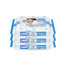 Baan貝恩 嬰兒保養柔濕巾 20抽x3包, 3個, 20張, 1g