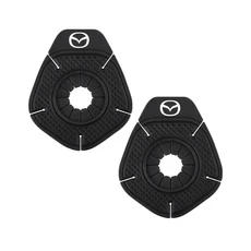 2Pcs 자동차 앞 유리 와이퍼 암 하단 구멍 보호 커버 마즈다 CX-3 Bk GL CX-8 CX-5 MS 속도 6 2 3 CX30 MX-5 액세서리, Black-2Pcs