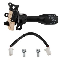 자동차 크루즈 컨트롤 스위치 2001년부터 2023년까지의 코롤라 캠리 하이랜더 RAV4 매트릭스 타코마 포러너 시에나 애벌론 적합하며 부품 번호 84632-34011검은색 교, 자동차 크루즈 컨트롤 스위치 2001년부터 2023년까