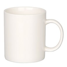 11온스 화이트 머그컵 카페 커피 도자기 머그잔, 1개