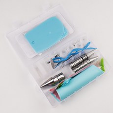 72件套裝飾噴頭套裝、曲奇擠壓袋、奶油裝飾噴頭、軟糖裝飾釘、烘焙用具, 1個, 72pcs
