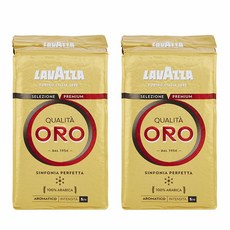 라바짜 퀄리타 ORO 분쇄 커피, 250g, 2개