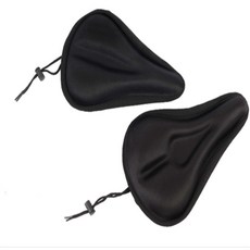 푹신한 젤 쿠션 자전거 안장 커버 라이더 시트 패드, 화살표형, 1개