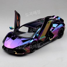 피규어 금도금 버전 람보르기니 불 슈퍼카 모델 시뮬레이션 컬렉션 자동차 장난감 선물, 스포츠카, 23 색상 변화 전기도금 버전 - 람보르기니 황소