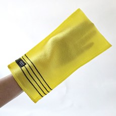 송월타월 빅 마사지 때밀이, 노랑, 10매입, 1개