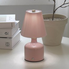 오늘의조명 브리나 단스탠드 무드등 밝기 조절 색변환 인테리어조명, 아마란스 핑크