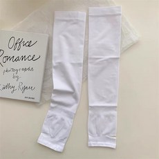 明星同款泡泡蝴蝶結防曬袖套女夏季騎車寬鬆防紫外線薄款透氣冰袖, 白色, 1個