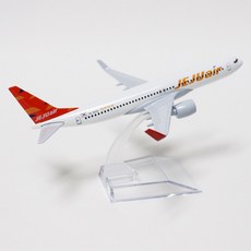 JJC 비행기 모형 16cm 1:400 ~ 20cm 1:300 다이캐스트 장식용 소형 모형항공기, 선택04-제주에어, 1개