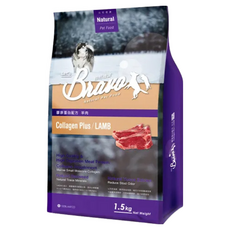 毛球寵物 Bravo 自然禮讚 凍乾犬食 膠原蛋白配方 牛肉 羊肉 幼母犬 雞肉 1.5kg (買一送一), 1個
