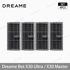 Dreame X30 Ultra / X30 마스터 진공 청소기 교체 액세서리 메인 사이드 브러시 HEPA 필터 천 먼지 봉투, 14 4 HEPA Filters