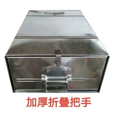 배터리 보관함 자동차 상자 캠핑카 리튬배터리 박스 트렁크, H. 실버 접이식 손잡이