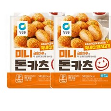 청정원 미니 돈카츠 340g 2개