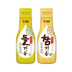 샘표 일편단심 들기름 x+참기름, 1개, 200ml