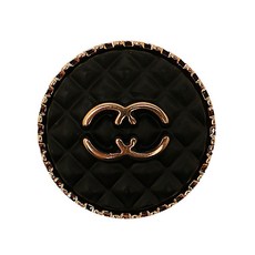 동대문단추왕 샤르망 콤비 단추 15mm, 블랙G, 3개