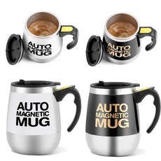 가정용커피머신 방탄커피 커피메이커 스푼 머그컵 mug-1, 핑크