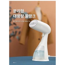 초강력 핸디형 스팀 다리미 / 여행용 휴대용 미니 자취 필수템 / 퀵스타트 연속분사 의류관리기, 화이트, LC201