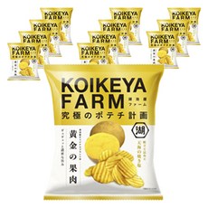 KOIKEYA 湖池屋Farm究極洋芋片 黃金鹽烤風味, 12個, 230g