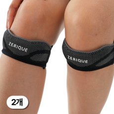 제리크 무릎보호대 남성 여성 슬개건보호 러닝 등산 블랙 2개