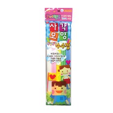 [오피스온] 도너랜드 사각모양 수수깡 10개입 (OPP형), 1개