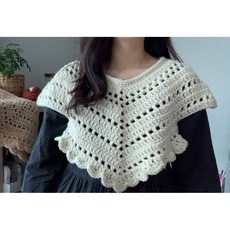 [홈웨어] 루즈핏 크롭 조끼 나코 스페셜 메가 코바늘 니트 뜨기 만들기 패키지 DIY, 나코 스페셜 메가 3볼, 3497 연코코아 멜란지, 1개