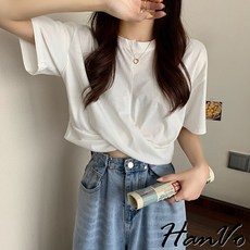 HanVo 扭結短版T恤