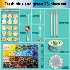 카드 봉인 스탬프 왁스 세트 결혼 초대장 헤드 10개, 1개, 26