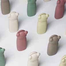 韓國BlueMama 熊熊餐具收納盒 [台灣唯一總代理公司貨], 清新綠, 1個