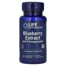 몸관리하세요 겨울입니다 Life Extension 블루베리 추출물 및 석류 베지 캡슐 60정 특별관리진행, LifeExtension블루베리추출물및석류베지캡슐60정, 1개