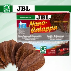 JBL Catappa Nano 새우 안시 먹이용 알몬드잎 10장, 1개