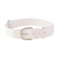 탄성 야구 벨트 탄성 소프트볼 벨트 청소년 야구 소프트볼 벨트 세트 소년을위한 조절 가능한 길이 탄성 합, 01 White