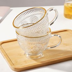 비브랜드 시리얼볼 유리 요거트 샐러드 볼 그릇 머그 보울 1pcs, 2pcs