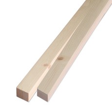 아이베란다 레드파인 집성목 각재 각목 받침 30x30x600mm, 2개