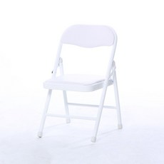 가팡 철제 접이식 의자 IYNA057, 06번 화이트, 1개