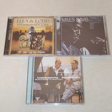 Louis Armstrong & Duke Ellington《The Great Summit》+ Ella & Louis《Autumn in New York》+ Miles Davis CD/LP/卡帶, 如圖所示