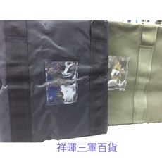 祥暉三軍用品 防水忠誠袋 大容量耐磨運動包 時尚簡約, 綠帆布材質, 1個