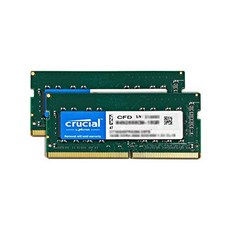 CFD 판매 Crucial by Micron 노트북 PC용 메모리 DDR4-2666 (PC4-21300) 16GB×2장 260pin SO-DIMM 무기한 보증 궁합 보증 W4N2666CM-16GR