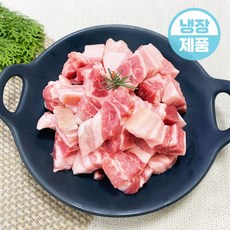 한돈 돼지고기 오겹살 찌개용 찌개거리 우시산한돈 냉장 더예쁜한우, 300g, 1개